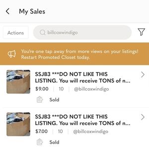 Just For Billcoxwindigo $16